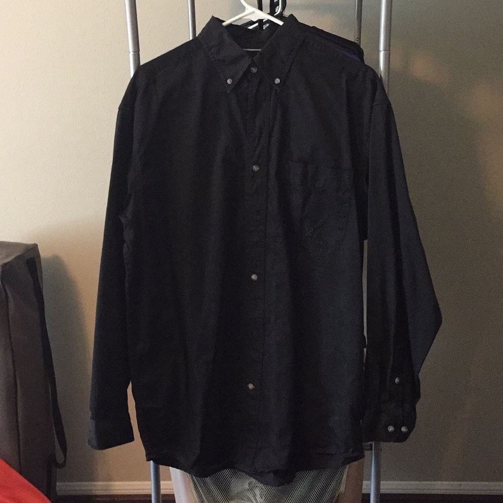 Men’s Black 20X button down shirt